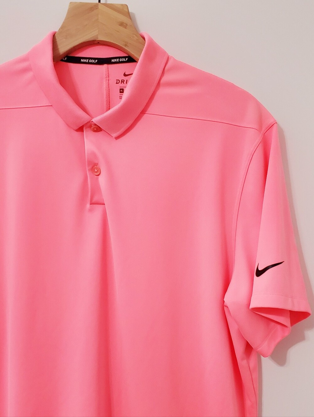 Nike Golf DriFit Polo Shirt Pink Mens XL